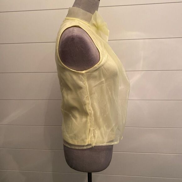 CeCe Yellow Blouse - Women's XS - Picture 4 of 10